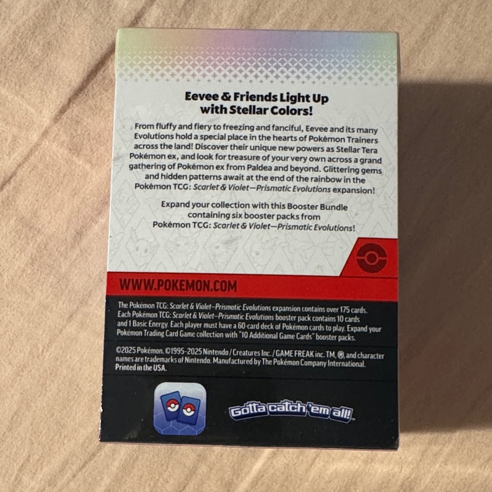 Pokemon Prismatic Evolutions Booster Bundle - NIB SEALED - Picture 2 of 4